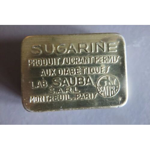 Ancienne Boite De Sugarine Lab Sauba