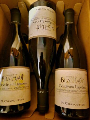 Carton De 6 Btls De Haut Bila Occultum Lapinem 2010 Domaine Chapoutier Cotes Du Roussillon