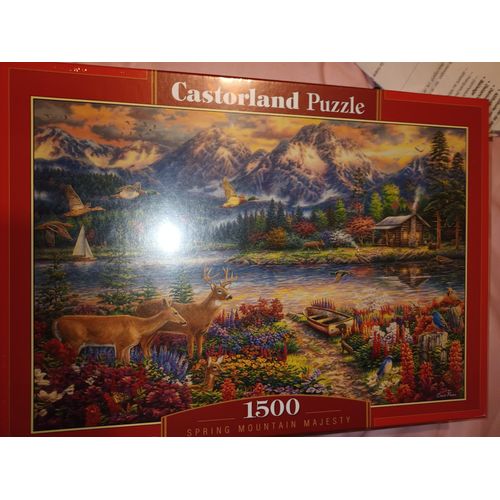 puzzle spring mountain majesti chuck pinson 1500 pièces - Castorland