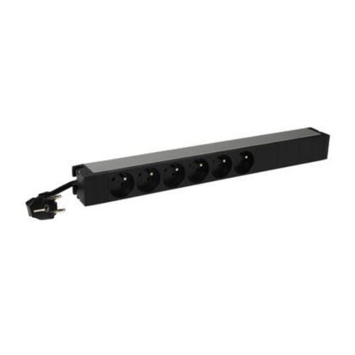 Legrand LCS³ - Unité de distribution secteur (rack-montable) - CA 230 V - 3.7 kW - monophasé - entrée : power CEE 7/7 - connecteurs de sortie : 6 (6 x Type E) - 1U - 19" - 3 m cordon - France -...