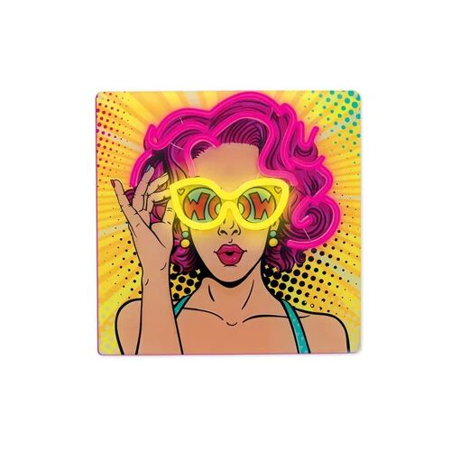 NEON LED POP ART FEMME USBA 2M VARIATEUR INTERGRE