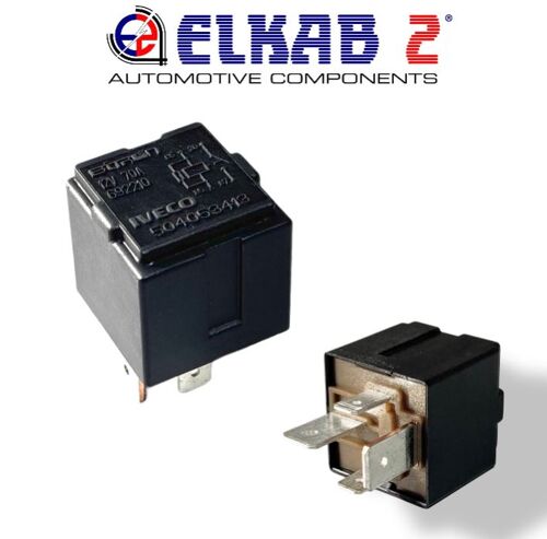 Relè Iveco 12v 70a 4 Contatti, Multifunzione Bitron Iveco Daily, 504053413 Originale.