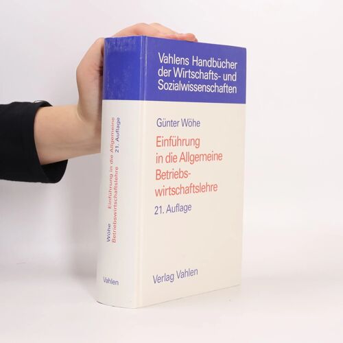 Einführung In Die Allgemeine Betriebswirtschaftslehre