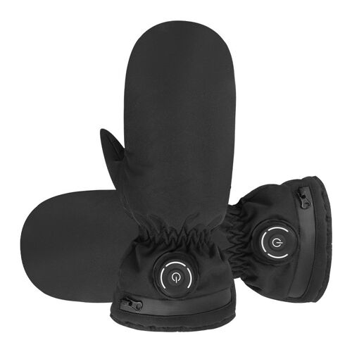 Gants Chauffants Usb Rechargeables Pour Activités Hivernales - Ski, Vélo Et Plus Le Noir
