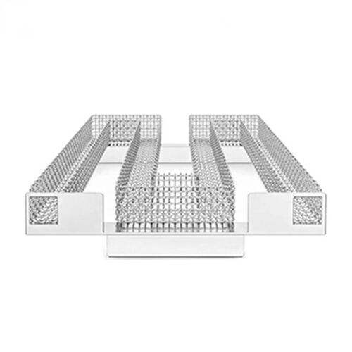 Générateur De Fumée Froide, Accessoires De Barbecue, Gril De Barbecue En Acier, Outil De Cuisine, Fumeur, Saumon, Bacon, Poisson, Mini Boîte À Fumer Des Copeaux De Bois De Pomme 22.5 X 17.5 X 4.5 Cm