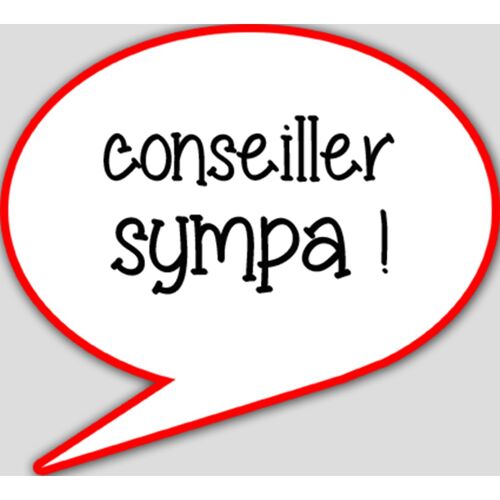 Conseiller Sympa (15x13.5cm) - Sticker/Autocollant