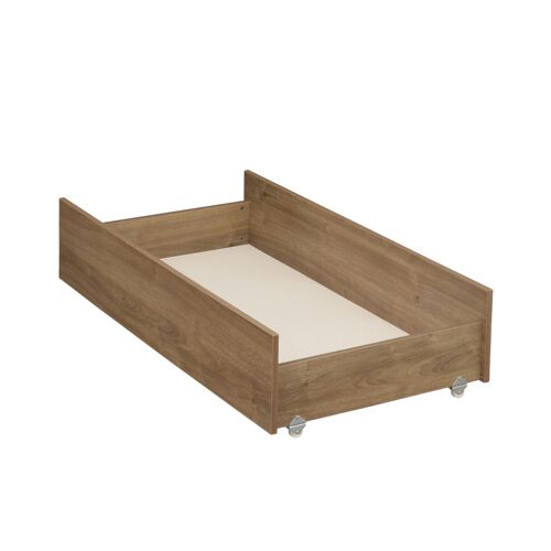 Tiroir Pour Lit Bébé Combiné Évolutif Décor Bois Chêne Mokka