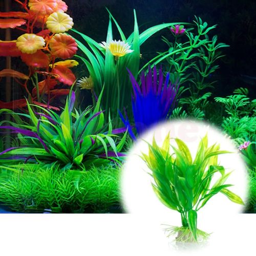 Plantes Artificielles Pour Décoration D'Aquarium, 15cm, Plantes Aquatiques, Accessoires De Décoration D'Herbe Pour Aquarium, Neuves