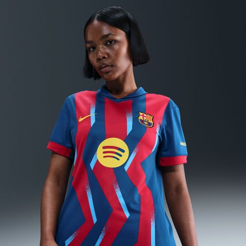 Maillot De Foot Replica Nike Dri-Fit Fc Barcelona 2025/26 Stadium 4e Tenue Pour Femme - Bleu