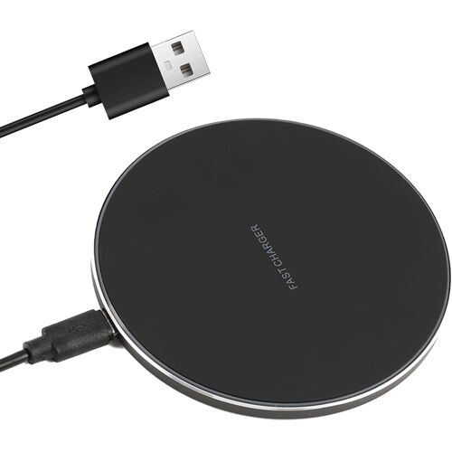 MEVRONISSHOP-Chargeur sans Fil 20W Max Universel, Chargeur Induction Qi et Wireless Charger Ultra Fin avec Contrôle Température, Sécurité Multi-Protection, LED Intelligente, Compatible Appareils Qi