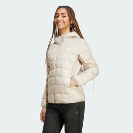 Veste À Capuche Duvet Léger Essentials Adidas - Wonder Beige - L