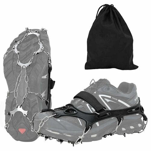 Vidaxl Crampons Pour Chaussures Noir S
