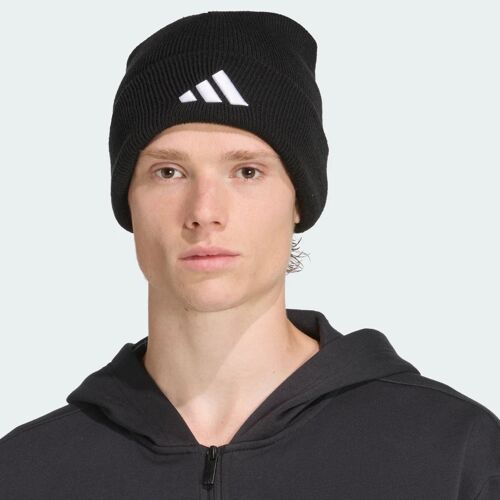 Bonnet à revers avec nouveau logo Adidas - Black / White - Hommes (M/L)