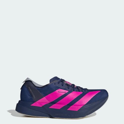 Chaussures Adizero Adios Pro 4 Adidas Dark Blue Shock Pink Dash Grey
