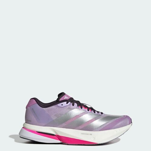 Chaussures Adizero Boston13 Adidas Powder Plum Silver Metallic Shock Pink