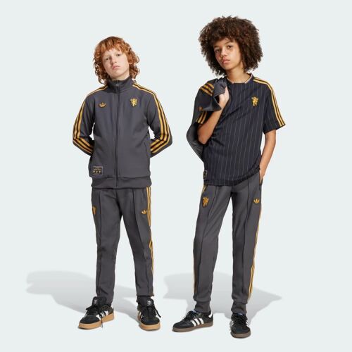 Pantalon De Survêtement Manchester United Terrace Icons Adidas - Utility Black - 13-14a