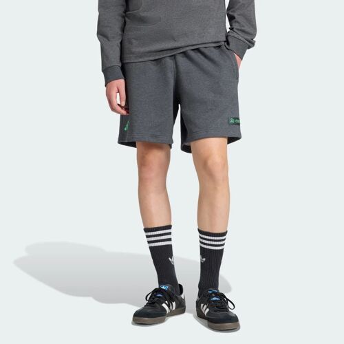 Short De Survêtement Premium Mercedes - Amg Petronas Formula One Team Adidas - Dark Grey Heather - S