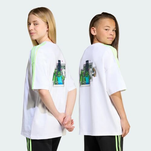 T-Shirt Graphique Adidas Originals X Minecraft Pour Enfants Adidas - White - 13-14a