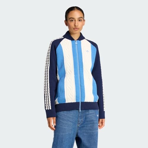 Veste De Survêtement Maille Archive Cutline Adidas Originals Adidas - Night Indigo / Ash Blue - S