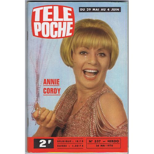 Tele Poche 537 1976 Annie Cordy/Anne Sinclair