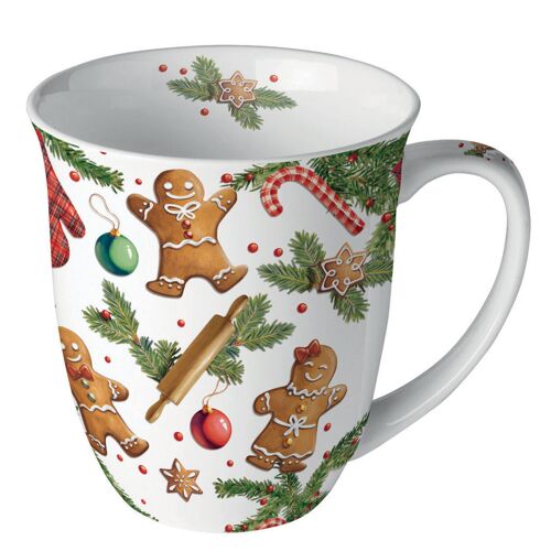 Mug En Porcelaine Fine Pain D¿Épices Et Décorations De Noël