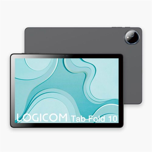 TABLETTE TACTILE LOGICOM FOLD 10 10,1 128 GO GRIS + FOLIO