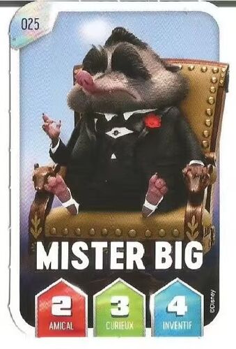 Carte E. Leclerc 2025 - Découvre La Magie De Disney - Mister Big, N°025