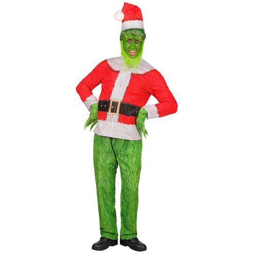 Déguisement Intégral Monstre De Noël Grincheux Adulte - Taille: S