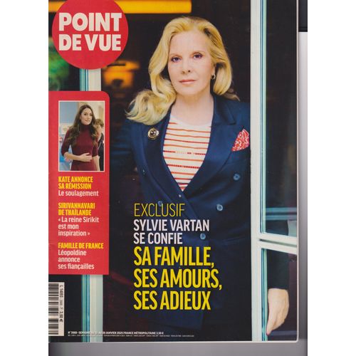 Point De Vue N°3988 Sylvie Vartan Se Confie