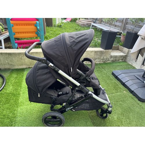 Poussette Double Ou Simple 2 En 1 Britax B Dual + Habillage Pluie 