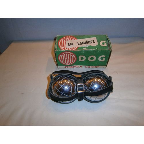 Paire De Boules De Pétanque Obut Modèle Dog Avec Lagnière