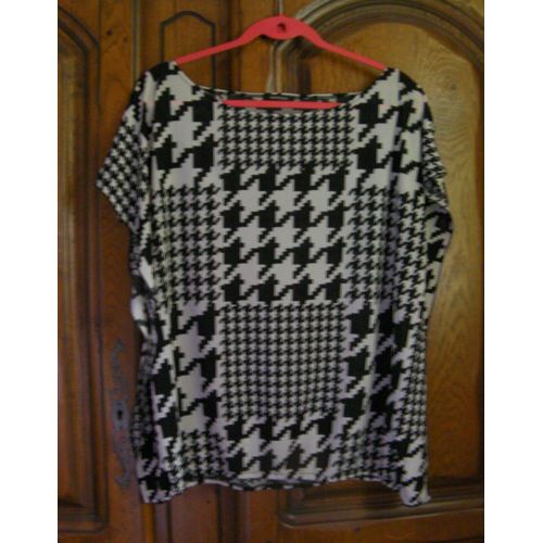 Top Morgan Noir/Écru - Taille 40/42