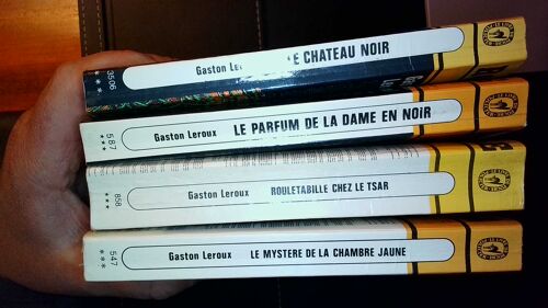 4 Livres De Poche Rouletabille De Gaston Leroux