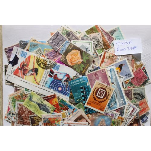Inde 600 Timbres Différents