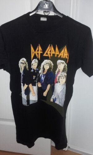 T-Shirt : Def Leppard - Hysteria Tour 1988 - Taille : L