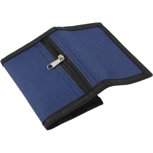 NSIECD-Portefeuille RFID, joli portefeuille de dessin animé avec fermeture éclair pour enfants, bleu marine, S, Bagages pour enfants