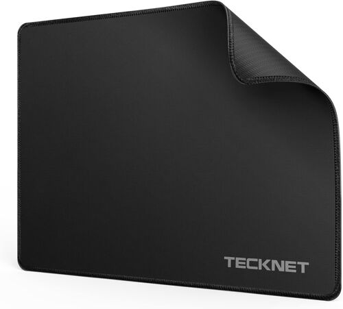 JGD-Tapis de Souris, 27x21 cm Tapis de Souris Gamer Mousepad, Base en Caoutchouc Imperméable et Antidérapante, Offrez-Vous Une Glisse Ultra-Douce et Un Suivi Optimal pour Travail, Jeux-Noir