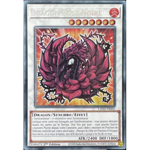 Yu-Gi-Oh! Carta Blue Rose Dragon (EXVC-EN099) – Extreme Victory – 1st Edition – Rarità Secret Rare