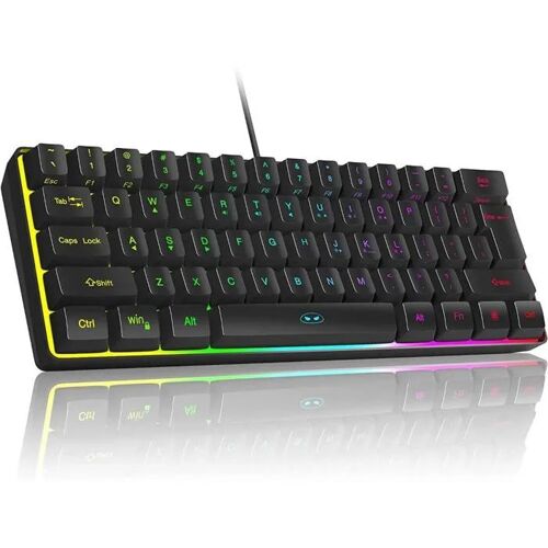 Clavier de Jeu Mini 61 Touches Rétroéclairé Magegee