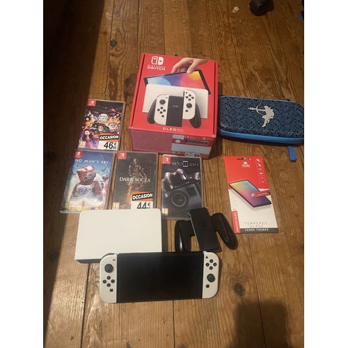 Nintendo Switch Oled + 4 Jeux