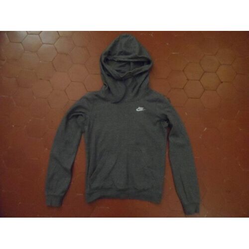 Sweat À Capuche Jersey Gris Chiné Nike