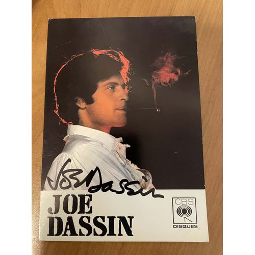 Autographe De Joe Dassin Jeune