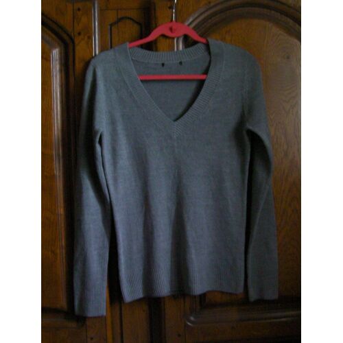 Pull Gris Acrylique - Taille 40