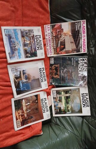 Plaisir De La Maison Lot De 6 Magazines 141, 230, 231, 232, 235 Et 239.