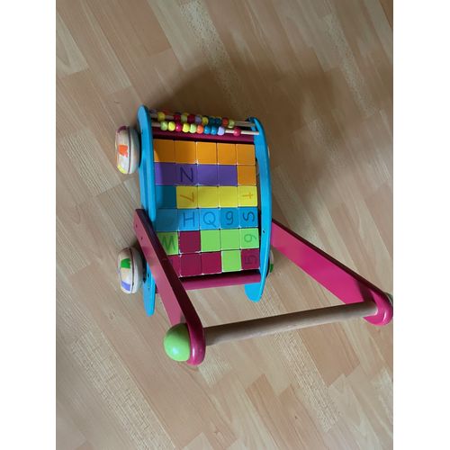 Charriot En Vois Avec Cubes Éducatifs Pour Enfants