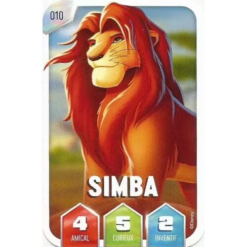 Carte E. Leclerc 2025 - Découvre La Magie De Disney - Simba, N°010