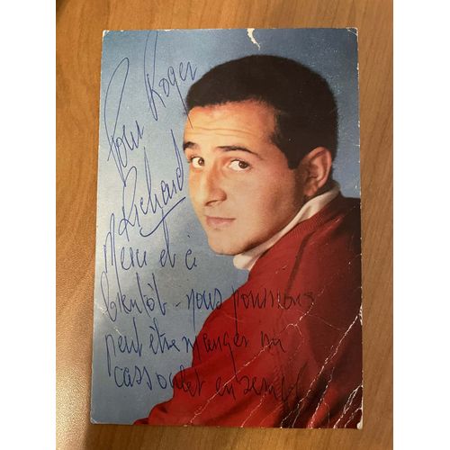 Autographe De Richard Anthony