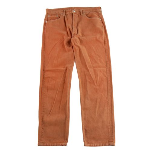 Reconditionné - Jean Homme Vintage Made In Usa - Taille W38/L32 - Homme - Orange