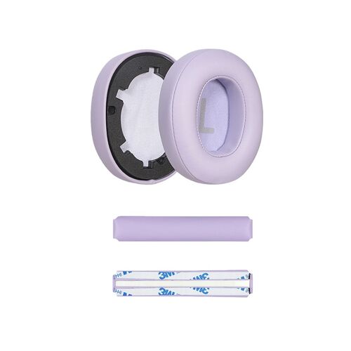 Kit de remplacement des coussinets d'oreille en cuir protéiné compatible avec les casques JBL TUNE T700BT T710 720 T750BTNC T760NC Violet