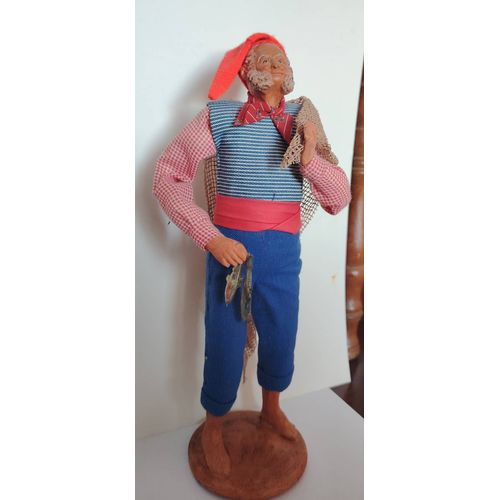 Santon De Provence "Pêcheur"